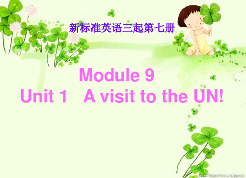 外研版(三起)-英语-六年级上册-Module 9 Unit 1 Do you want to visit the UN building.名师精品课件