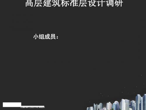 高层建筑标准层设计调研(ppt 48页)