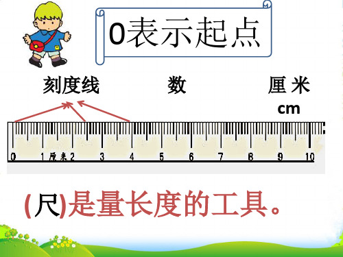 新版苏教版二年级数学上册《认识厘米》优质课课件