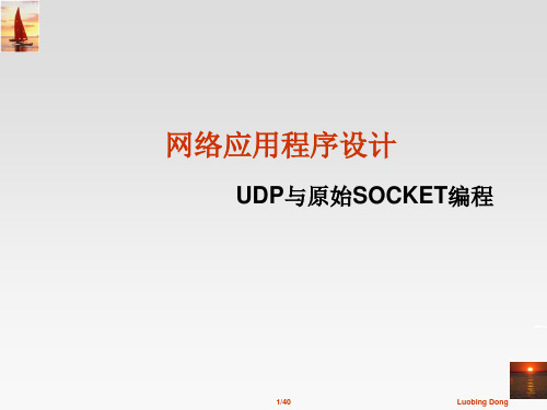 UDP与原始SOCKET编程