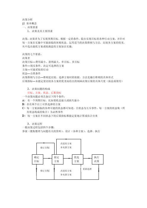 决策分析——精选推荐