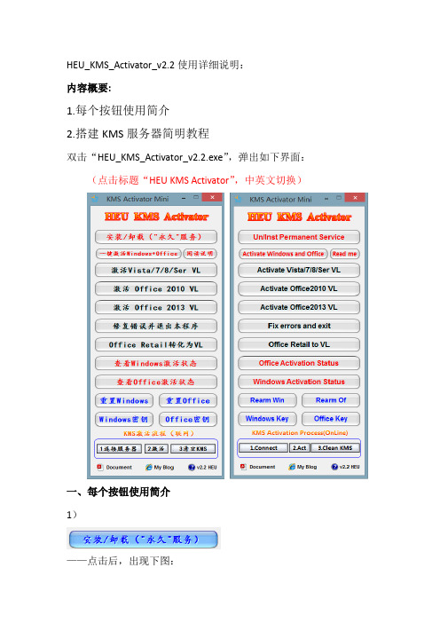 HEU KMS Activator 使用详细说明