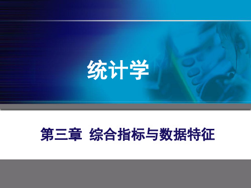 第3章 数据特征