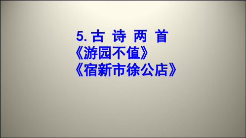 五年级下语文预习课件-5古诗二首 苏教版(共9张PPT)