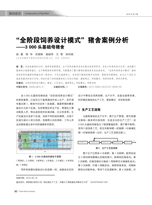 “全阶段饲养设计模式”猪舍案例分析——3000头基础母猪舍