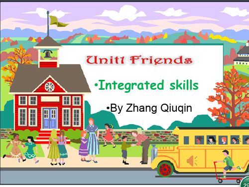 牛津译林版八年级上册英语《 Unit 1 Friends Integrated skills》课件公开课 (2)
