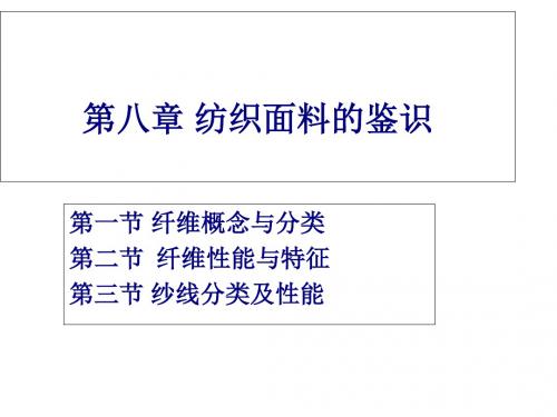 纺织面料的鉴识知识概述(ppt 44页)