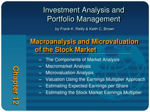 Investment Analysis and Portfolio Management (12)