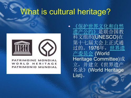 cultural heritage