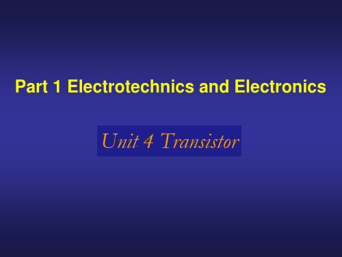 电信专业英语Unit 4