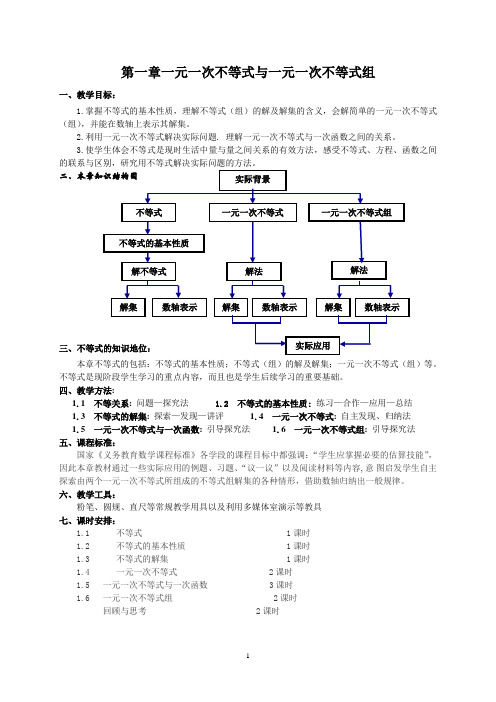 2012.3.20第一章_一元一次不等式和一元一次不等式组