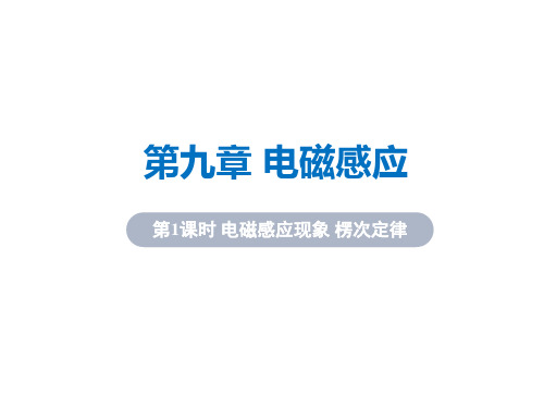 高考物理一轮复习6：9-1 电磁感应现象楞次定律优质课件