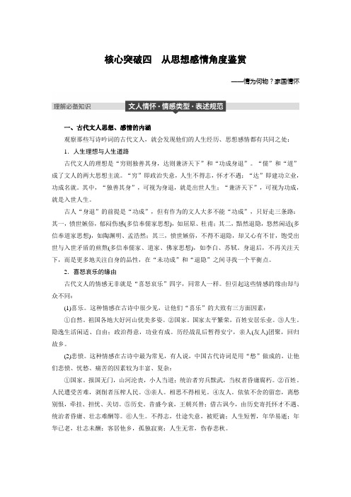 第六章专题三核心突破四 高考语文(人教版)一轮复习讲义(含答案)