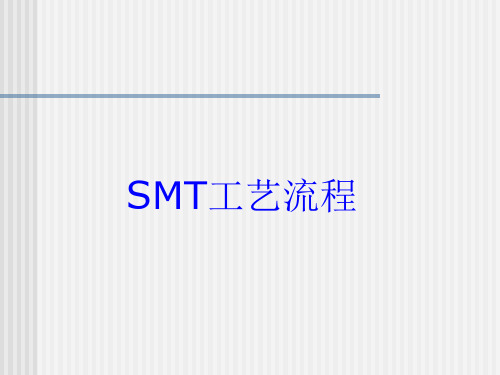 SMT工艺流程简述