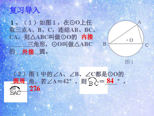 圆的内接四边形PPT教学课件