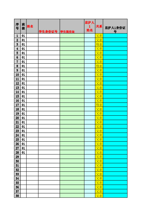 学籍快速录入模板VBA版v1.5