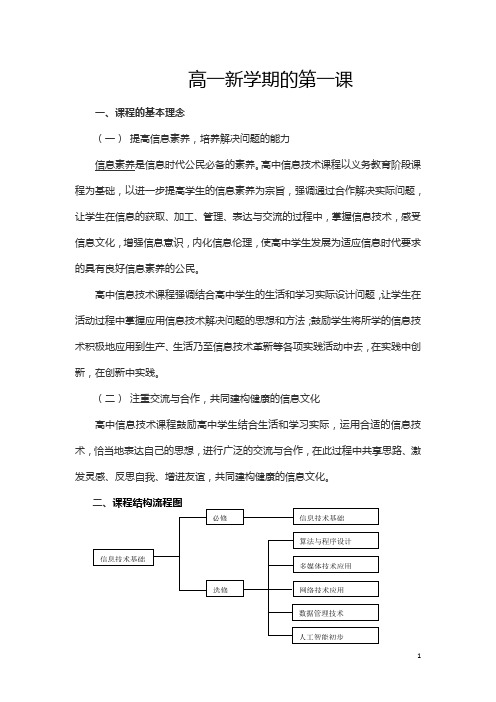 信息技术第一课