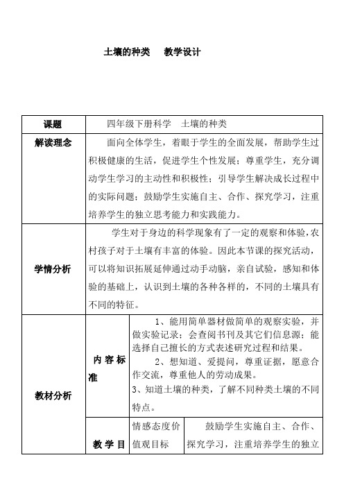 土壤的种类优质课公开课教案 (3)