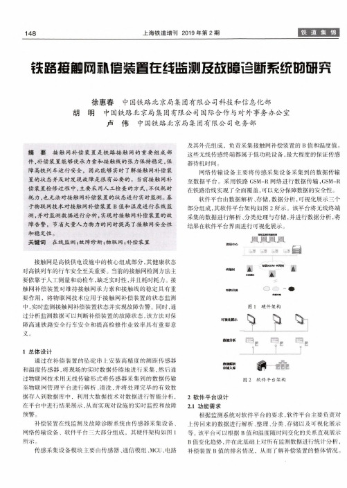 铁路接触网补偿装置在线监测及故障诊断系统的研究