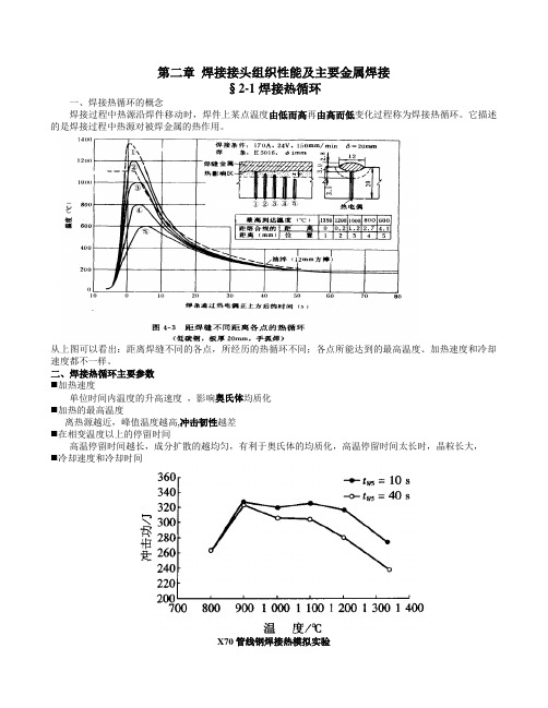 第二章 焊接接头组织性能及主要金属