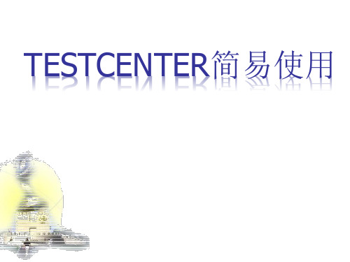 Spirent TestCenter简易操作手册详解