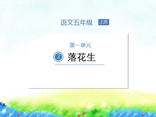 人教(部编版)五级上册语文《落花生》