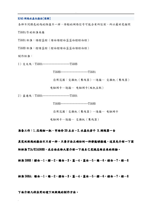 RJ45网线水晶头接法[图解]