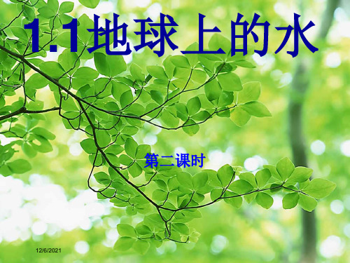 七年级科学下册 第1章 第1节 地球上的水课件2 华东师大级下册自然科学课件