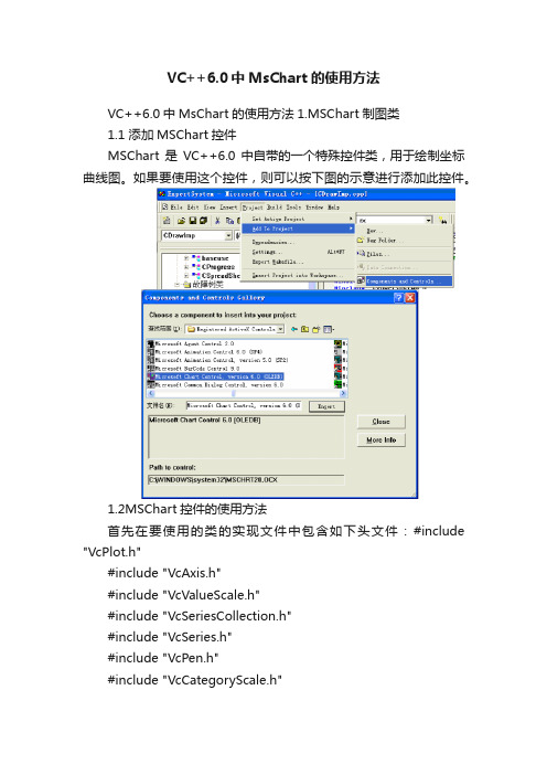 VC++6.0中MsChart的使用方法
