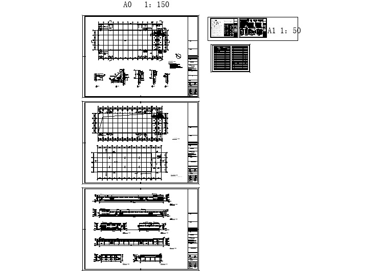 某邮政综合用房建筑详细施工CAD图