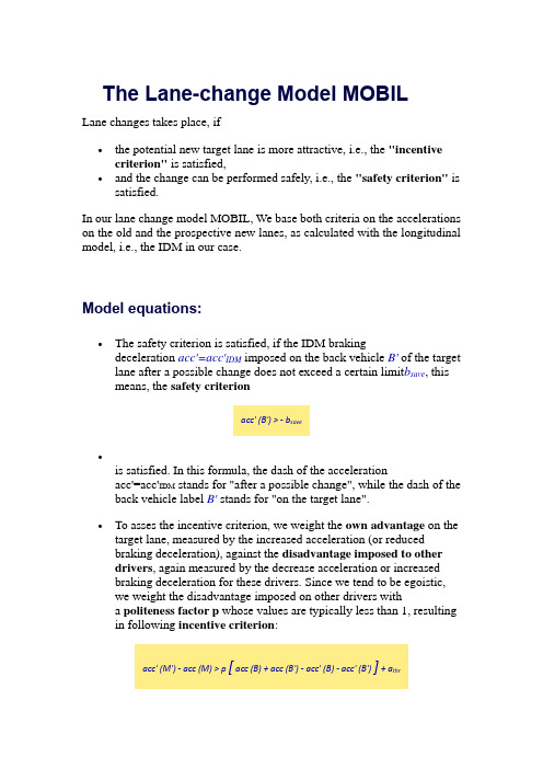 Lane-Changing Model