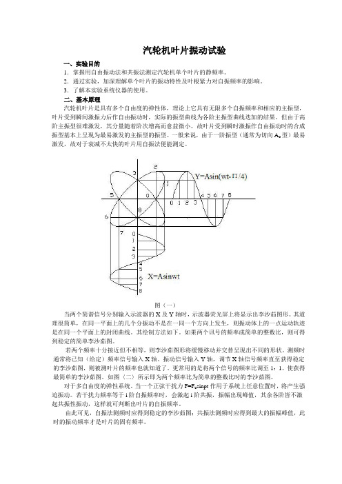 汽轮机叶片振动试验4