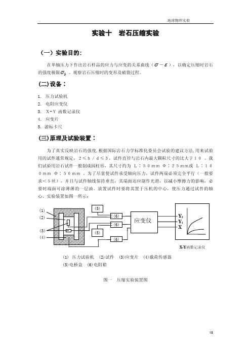 岩石压缩实验