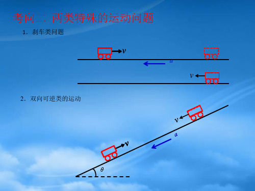 高中物理 第一章 运动的描述 两类特殊的运动问题素材 新人教必修1(通用)