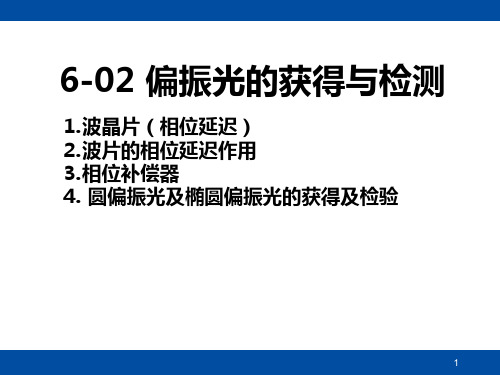 6-02偏振光的获得与检测