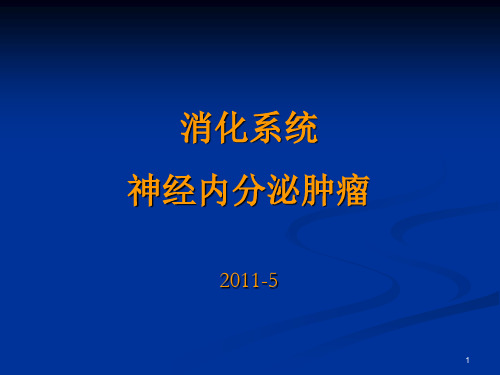 消化系统神经内分泌肿瘤ppt课件