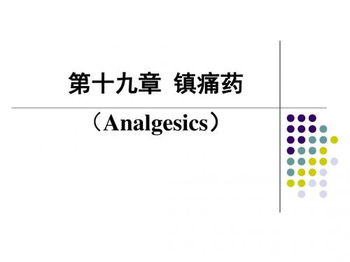 第十九章  镇痛药