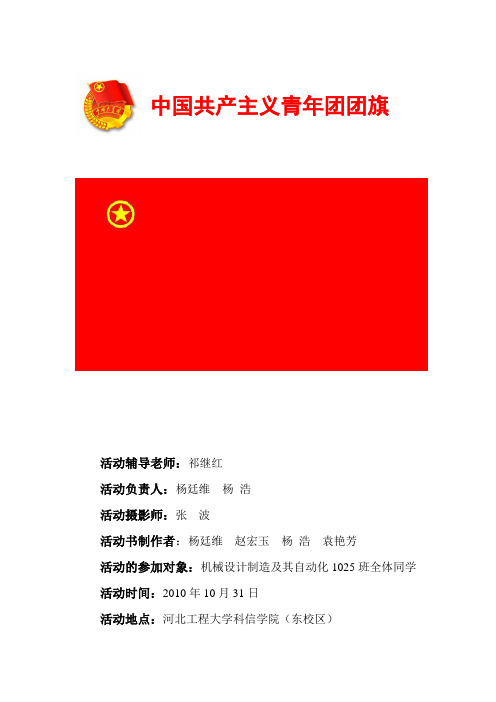 我的团日我做主活动总结