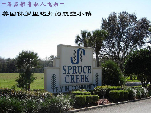 美国佛罗里达州航的空小镇Spruce