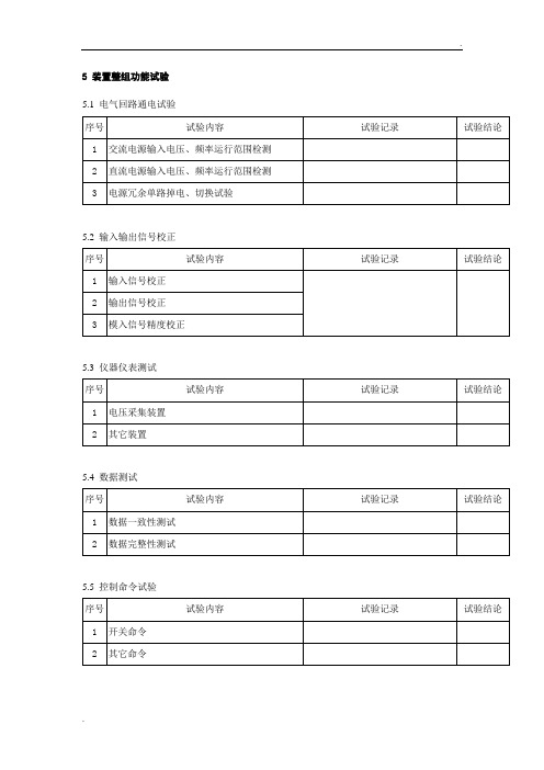 10KV备自投报告