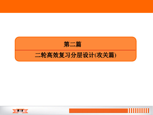 2020高考数学(理)二轮课件：2-1-2 平面向量、复数