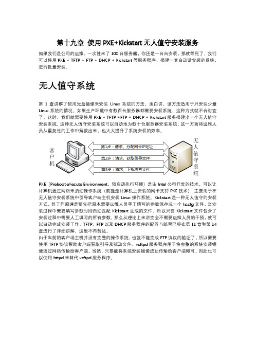 使用PXE+Kickstart无人值守安装服务