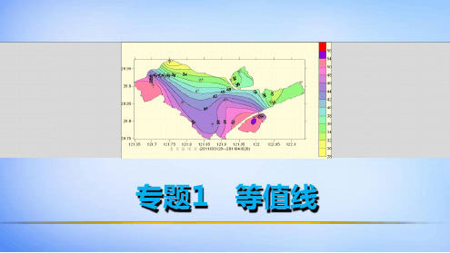 专题1等值线课件分解