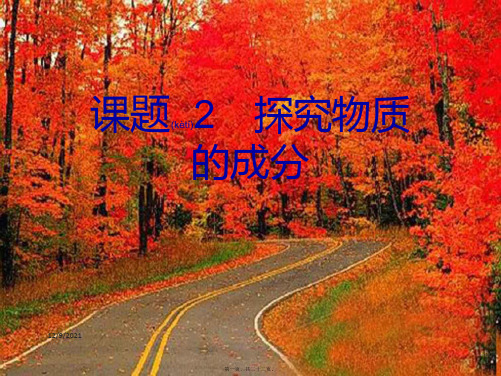 中考化学总复习模块二实验与探究课题2探究物质的成分