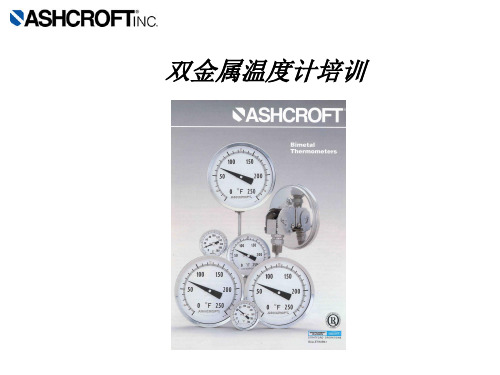 雅斯科 双金属温度计 Ashcroft Bimetal Training CN