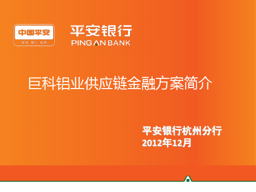 供应链金融方案案例讲解学习
