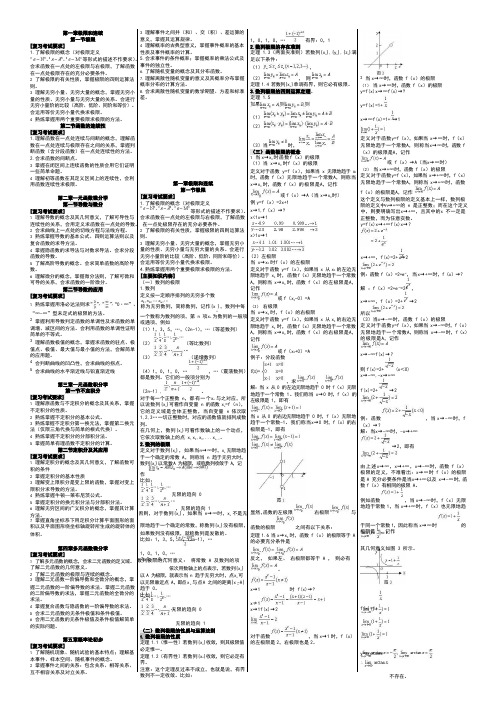 专升本高等数学二笔记公式大全