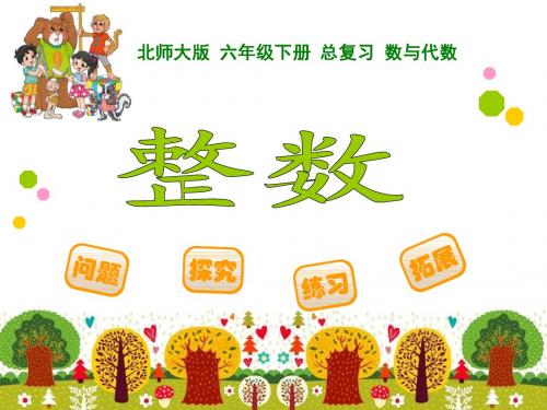 精编最新北师大2016版六年级下册总复习复习:03《整数2(数的整除)》