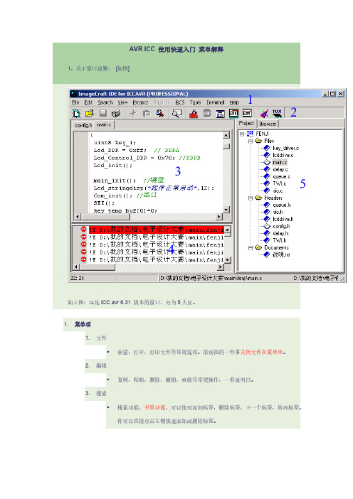 ICCAVR  使用快速入门