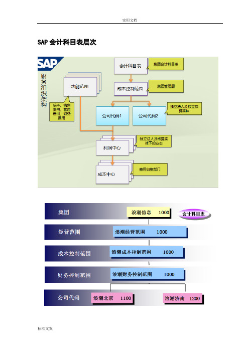 SAP科目表详解